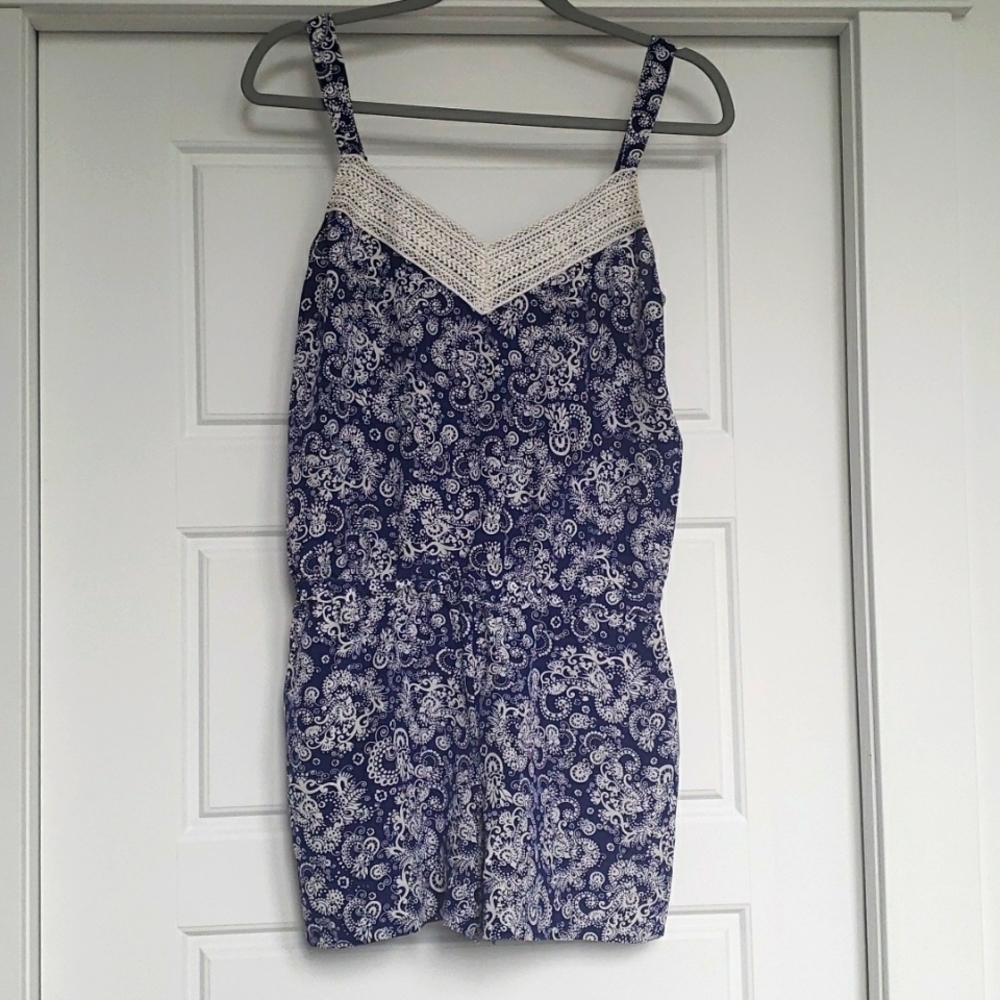 Club Monaco silk romper
